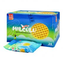 LU MILCOLU WAFFLE MILK BISCUIT 15GM 24PCS BOX