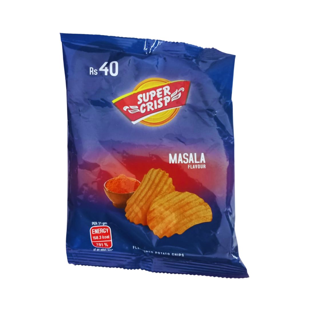 SUPER CRISP CHIPS MASALA FLAVOUR 27GM