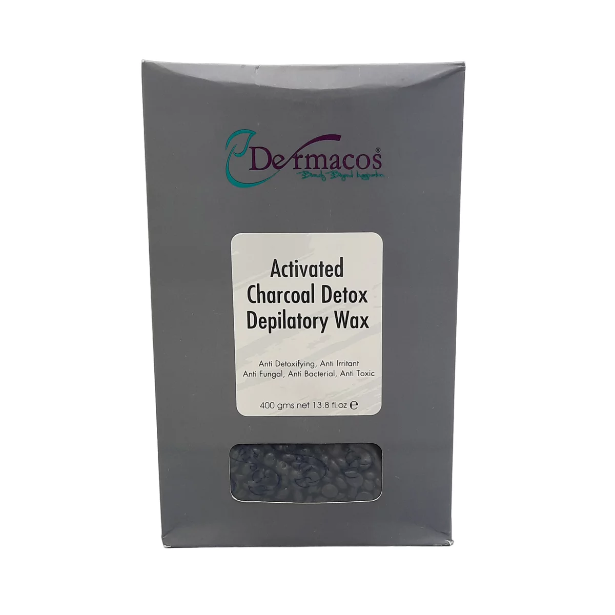 DERMACOS CHARCOAL DETOX DEPILATORY WAX 40GM