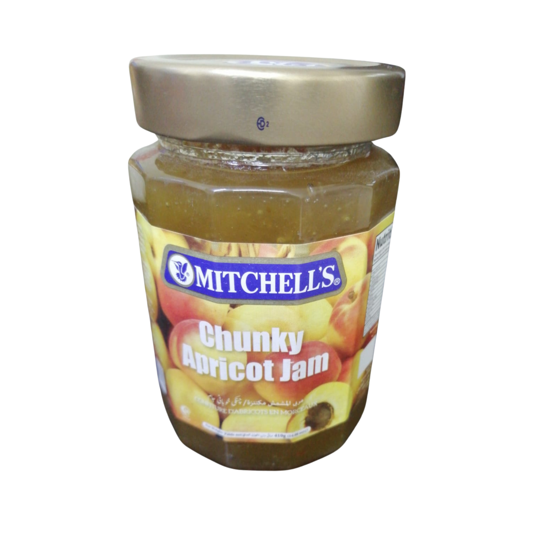 MITCHELLS CHUNKY APRICOT JAM 410GM