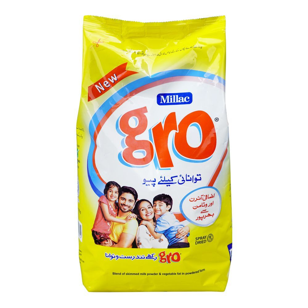 MILLAC GRO POWDER MILK 900GM POUCH