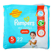 PAMPERS PANTS JUNIOR NO5 12-16KG 22PCS