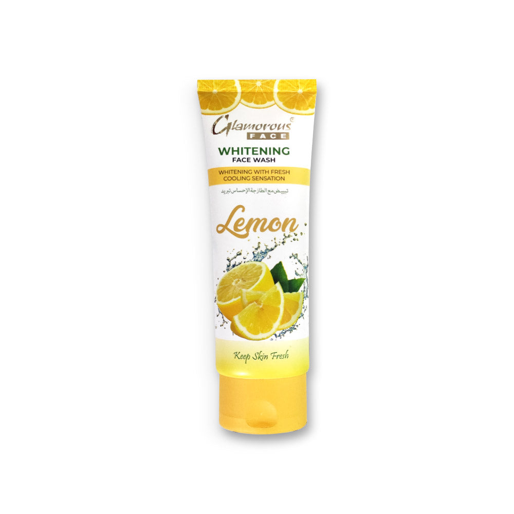 GLAMOROUS FACE WHITENING FACE WASH LEMON 100GM