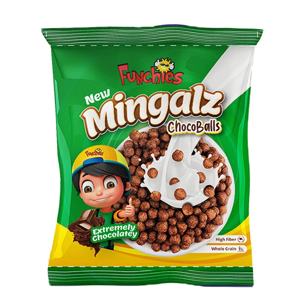 FUNCHIES MINGALZ CHOCO BALLS 125GM