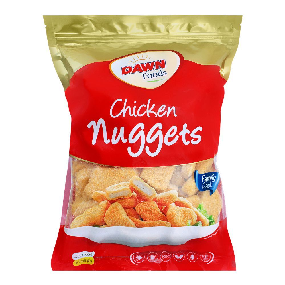 DAWN FOODS CHICKEN NUGGETS 1500G POLLY BAG