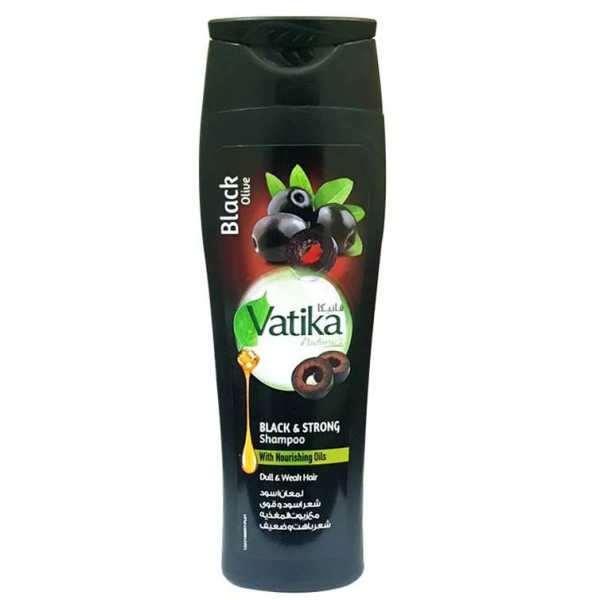 VATIKA SHAMPOO BLACK OLIVE 185ML