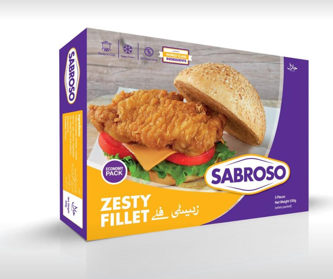 SABROSO ZESTY FILLET NET WEIGHT 550G