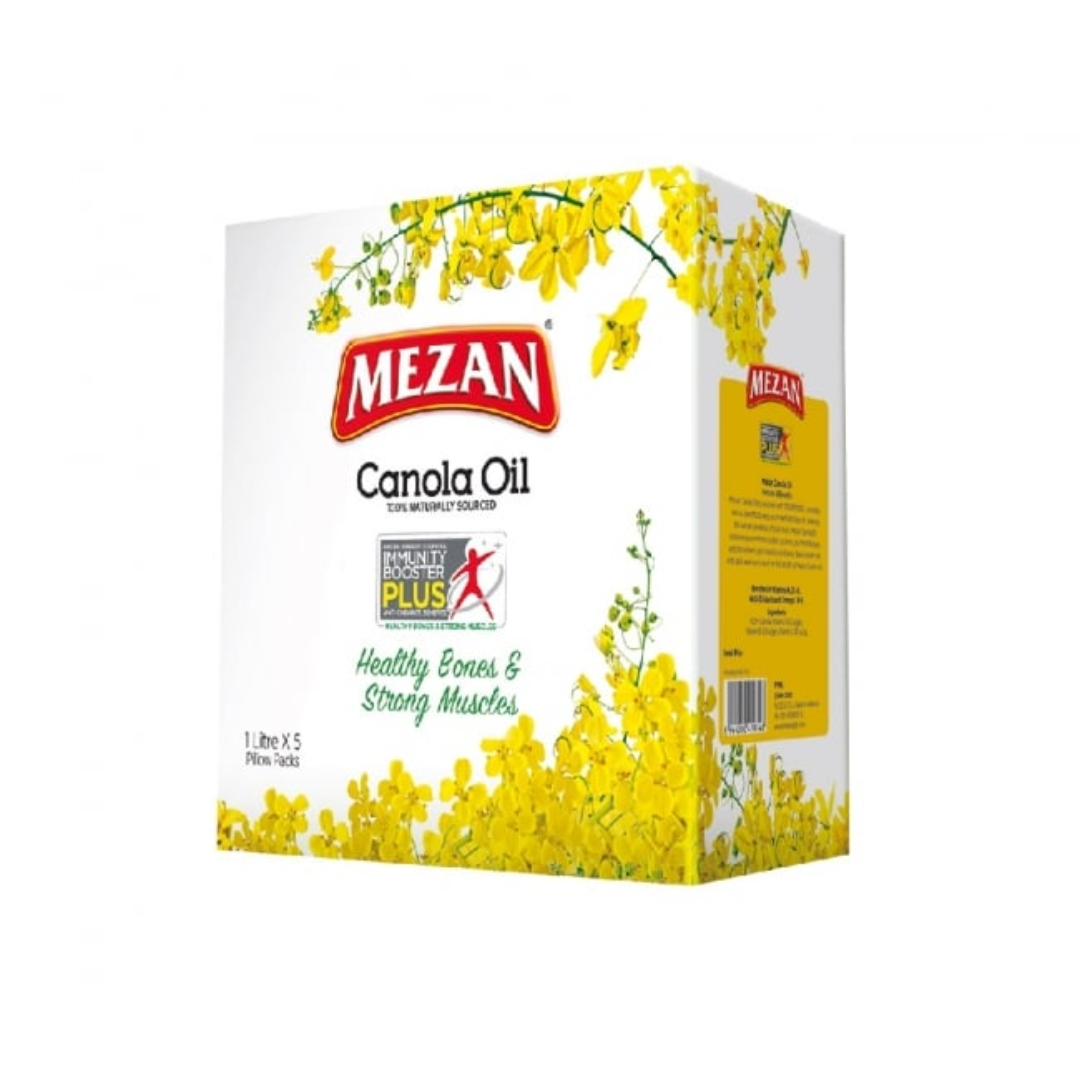 MEZAN CANOLA OIL 1LTR POUCH CTN