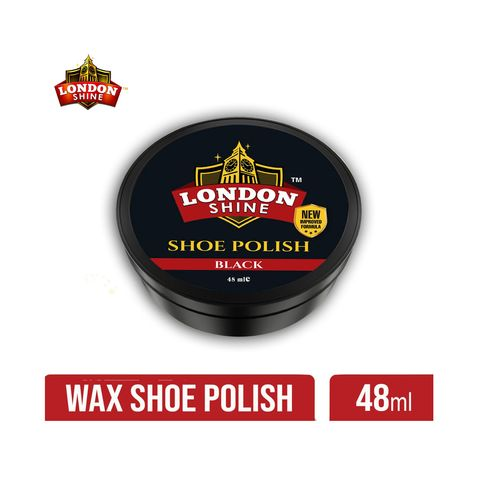 LONDON SHOE WAX POLISH BLACK 48ML