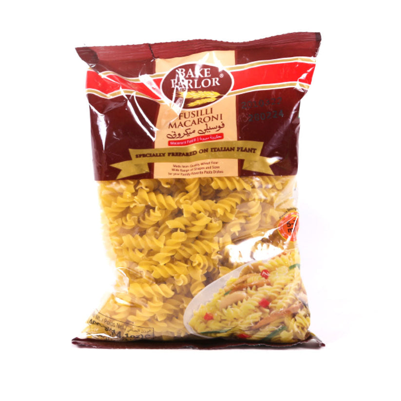 BAKE PARLOR FUSILLI MACARONI 400GM