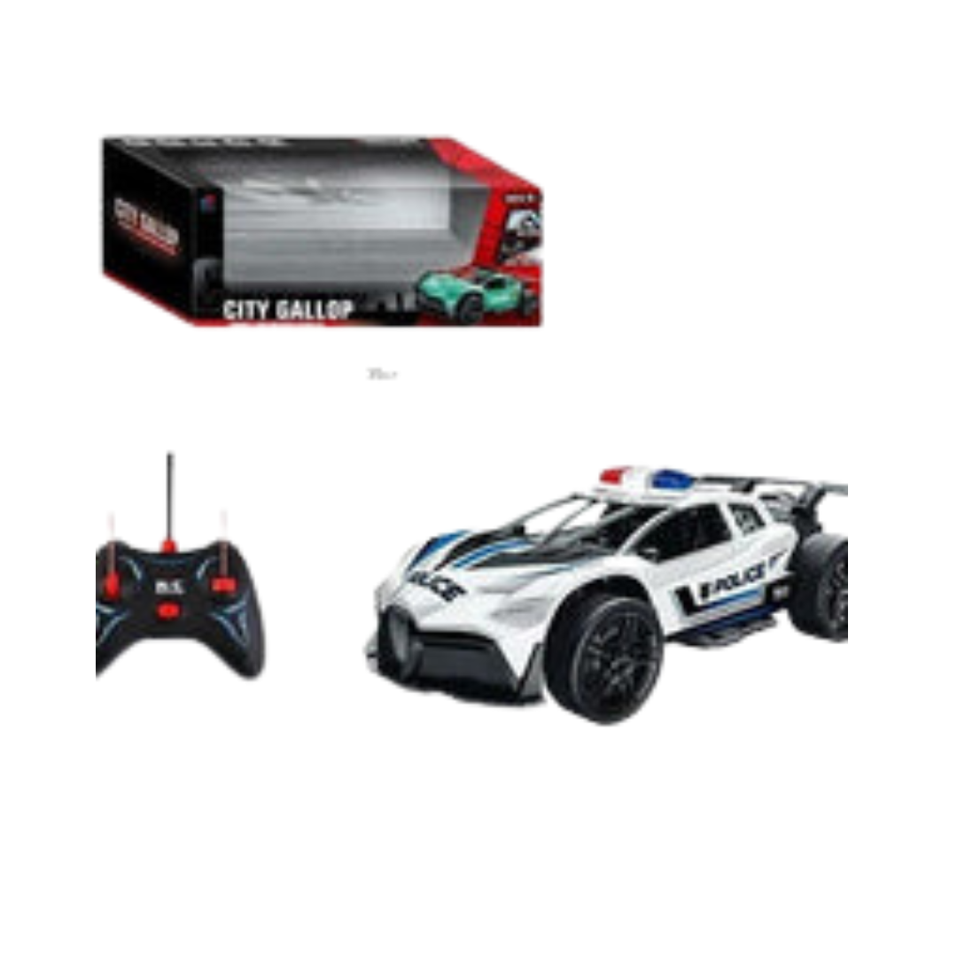 REMOTE CONTROL POLICE RC CAR 7033-3A