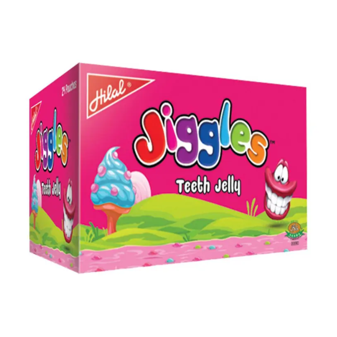 HILAL JIGGLES TEETH JELLY 20GM 24PCS BOX