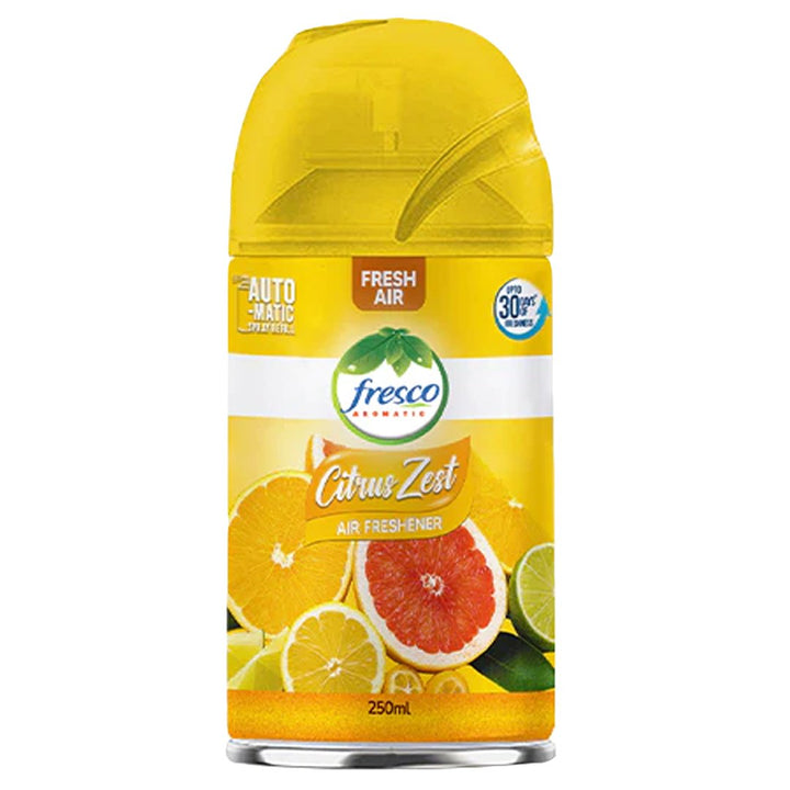 FRESCO AIR FRESHNER SPRAY CITRUS ZEST REFILL 250ML.