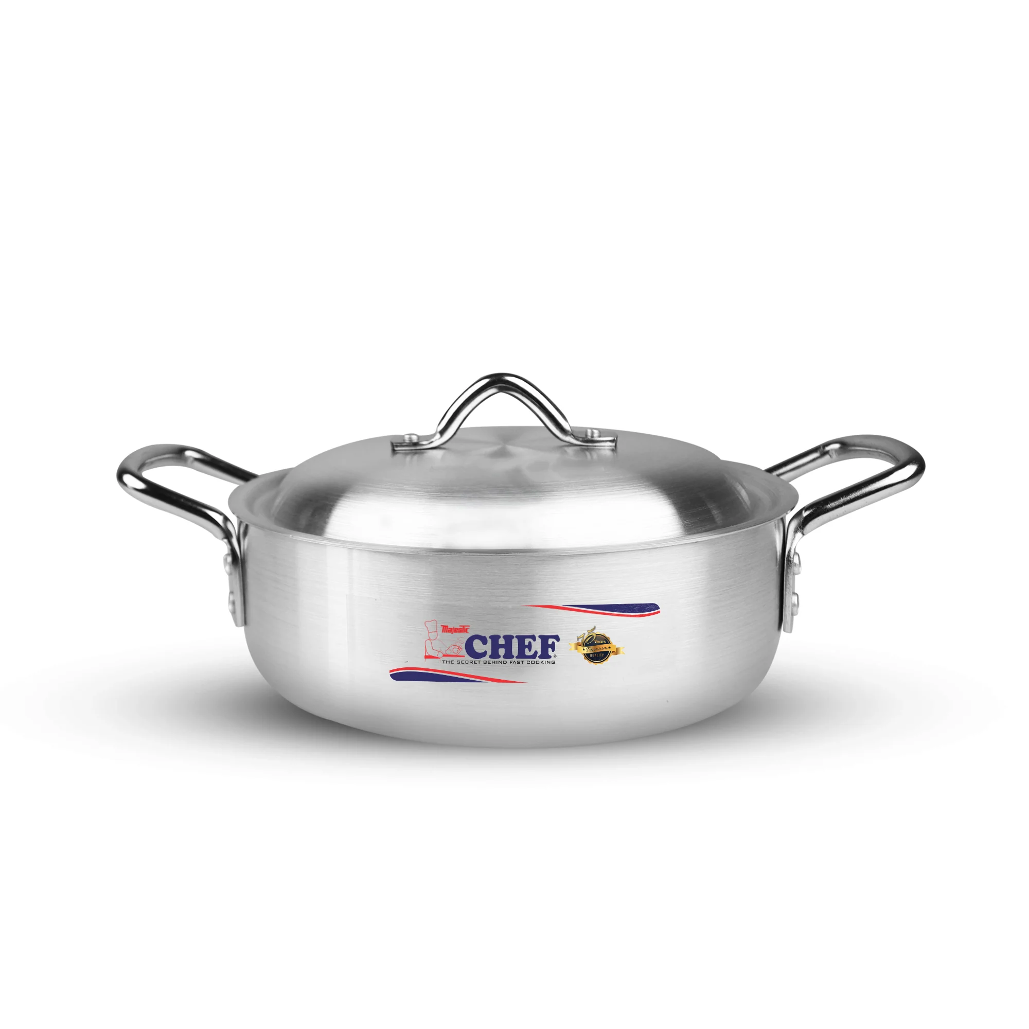 CHEF COOKING FISHI POT ALMUNIUM WITH LID 34X13CM