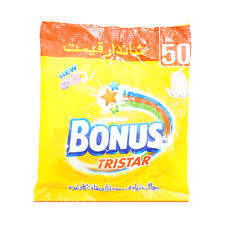 BONUS TRISTAR WASHING POWDER TRISTAR 250GM