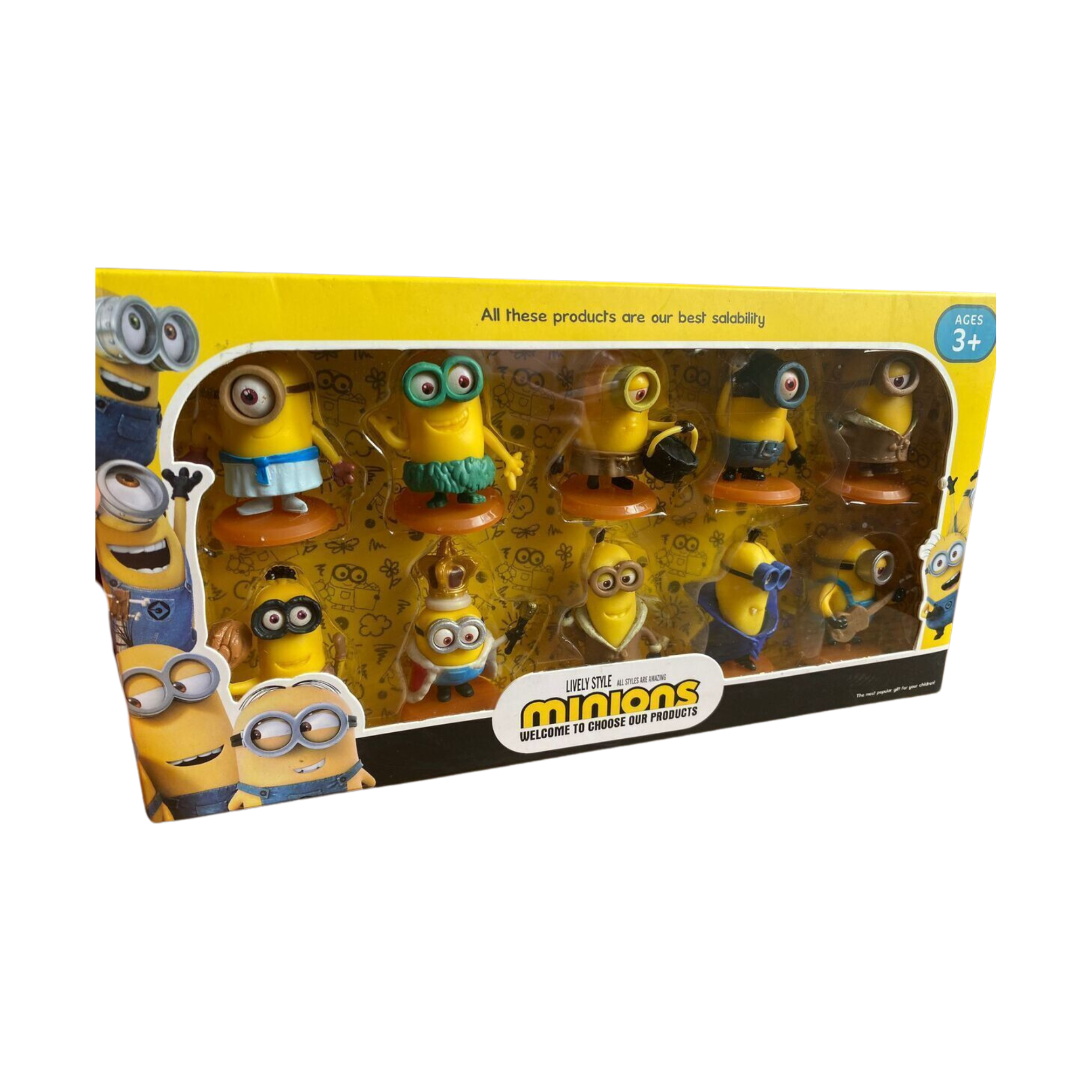 MINIONS MINI FIGURES 10PCS BOX 866-6