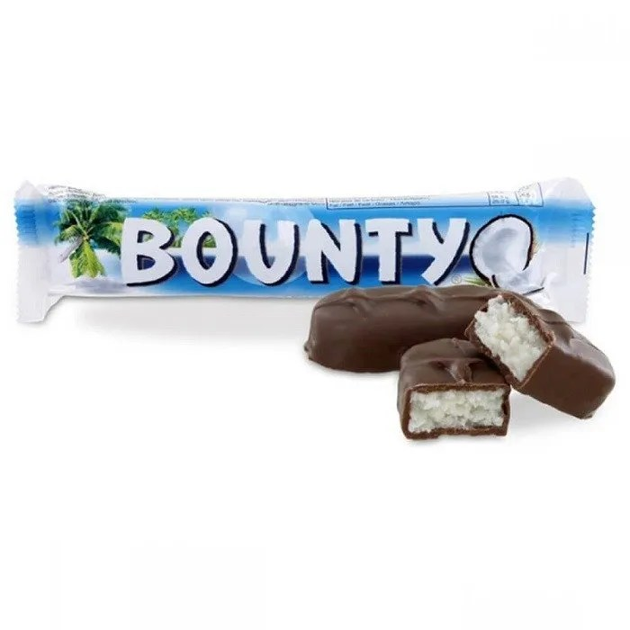 BOUNTY COCONUT FILLED CHOCOATE 50GM