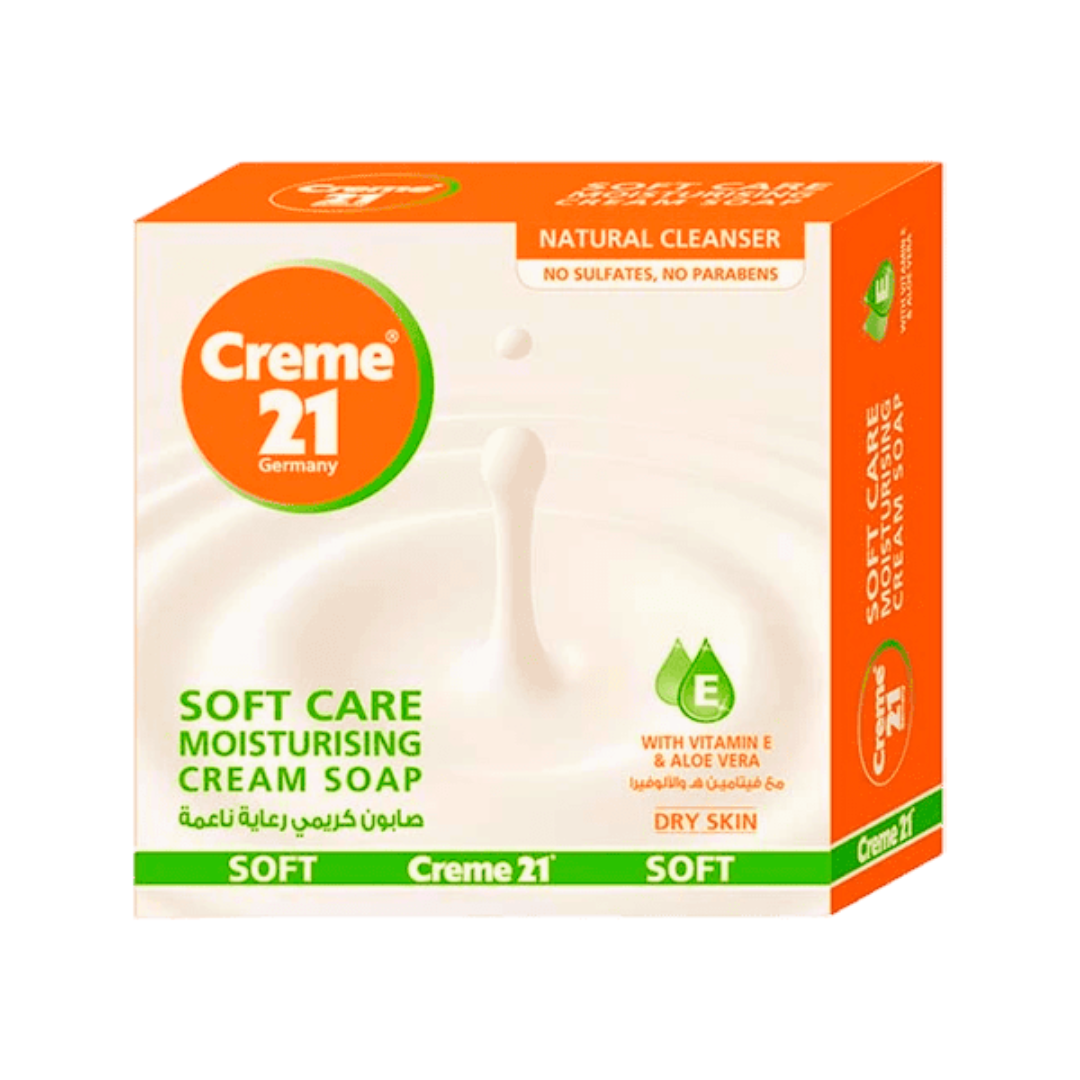 CREME 21 GERMANY SOFT CARE MOISTURISING CREAM SOAP 125GM