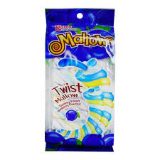 TIANS MALLOW TWIST MALLOW GUMMY FILLED BLUEBERRY FLAVOUR 120GM