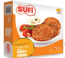 SUFI CHICKEN CHAPLI KABAB 296GM