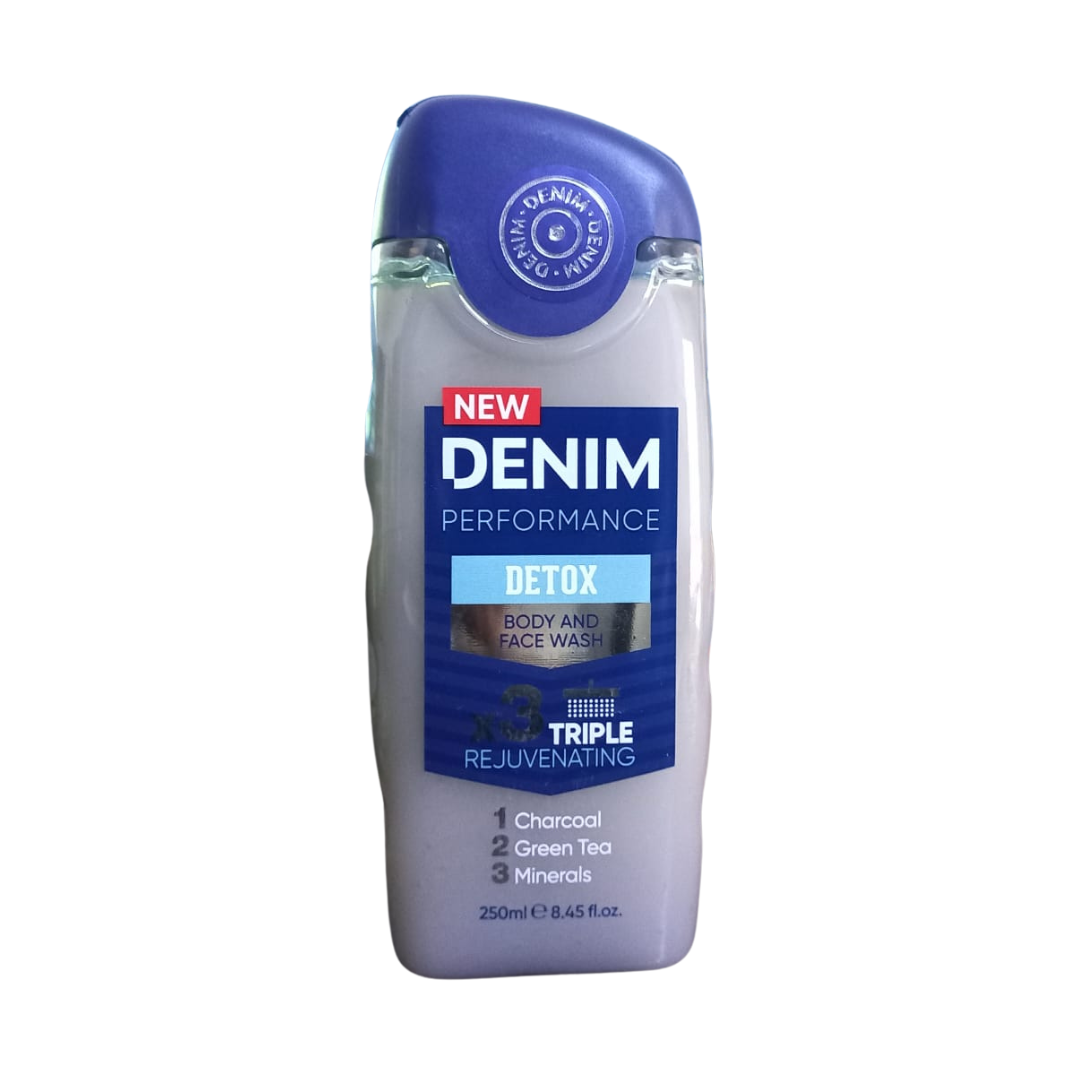 DENIM PERFORMANCE DETOX BODY WASH & FACE WASH 250ML