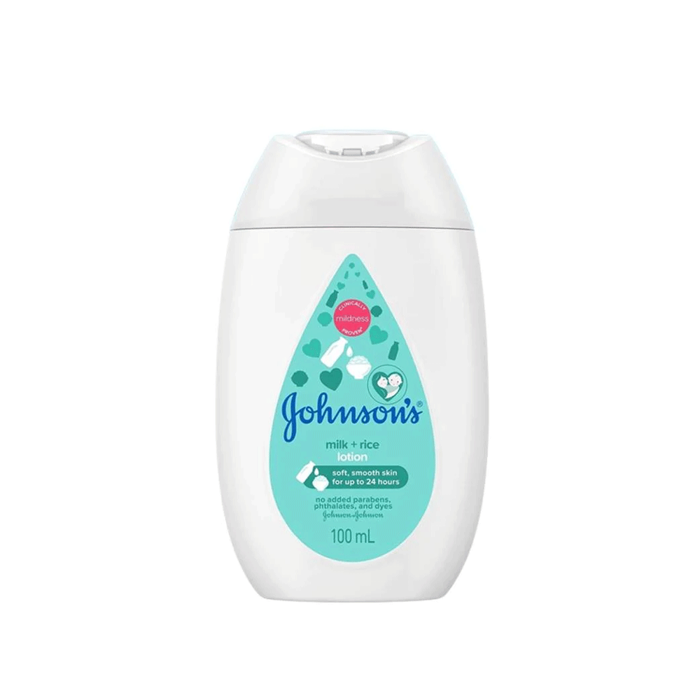 JOHNSONS BABY LOTION MILK+RICE 100ML