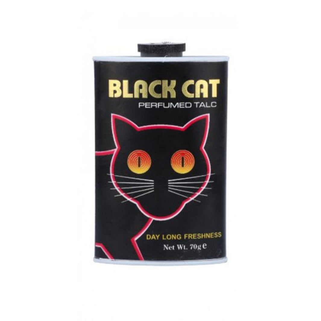 BLACK CAT PERFUMED TALC 70GM