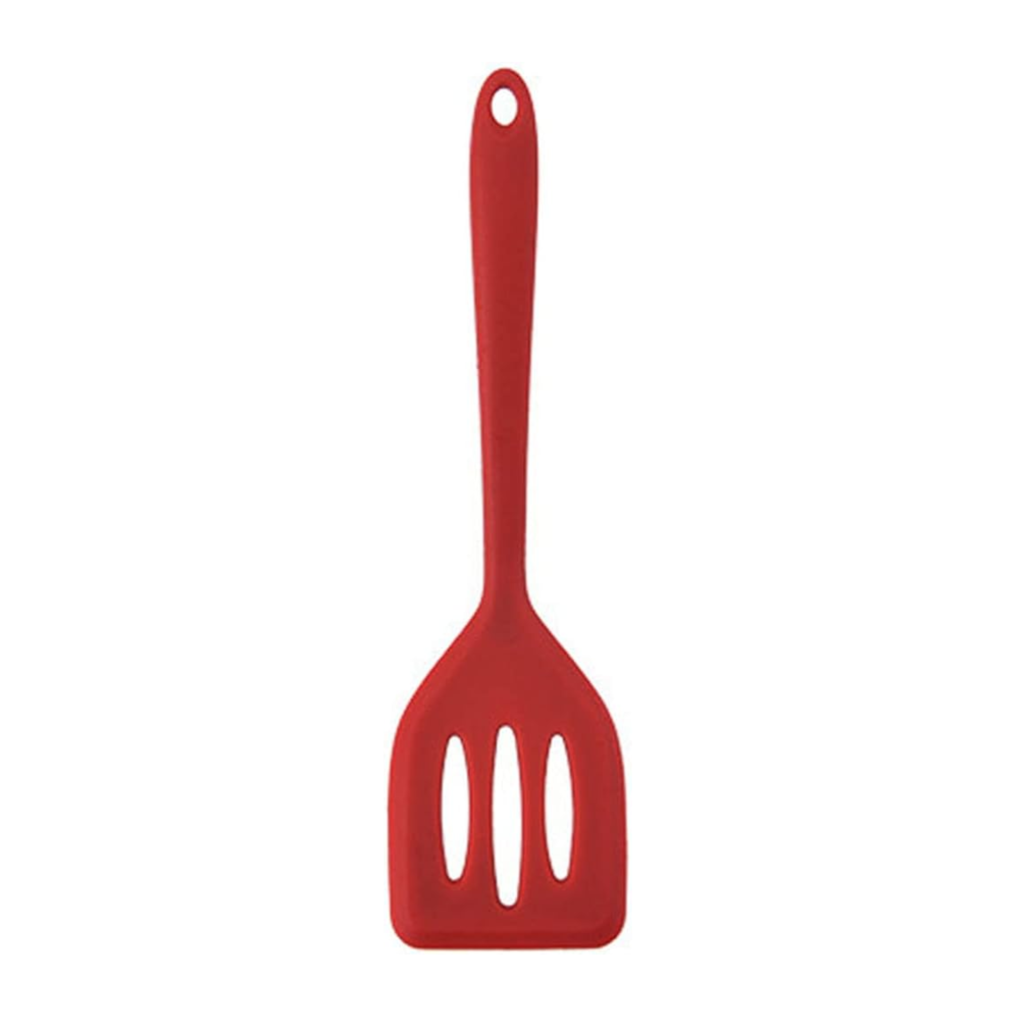 SILICONE KITCHEN SLOTTED TURNER 11.5-INCHES RED