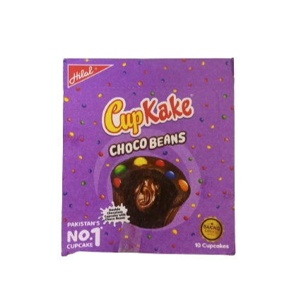 HILAL CUP KAKE DOUBLE CHOCOLATE WITH CHOCO BEANS 12PCS BOX