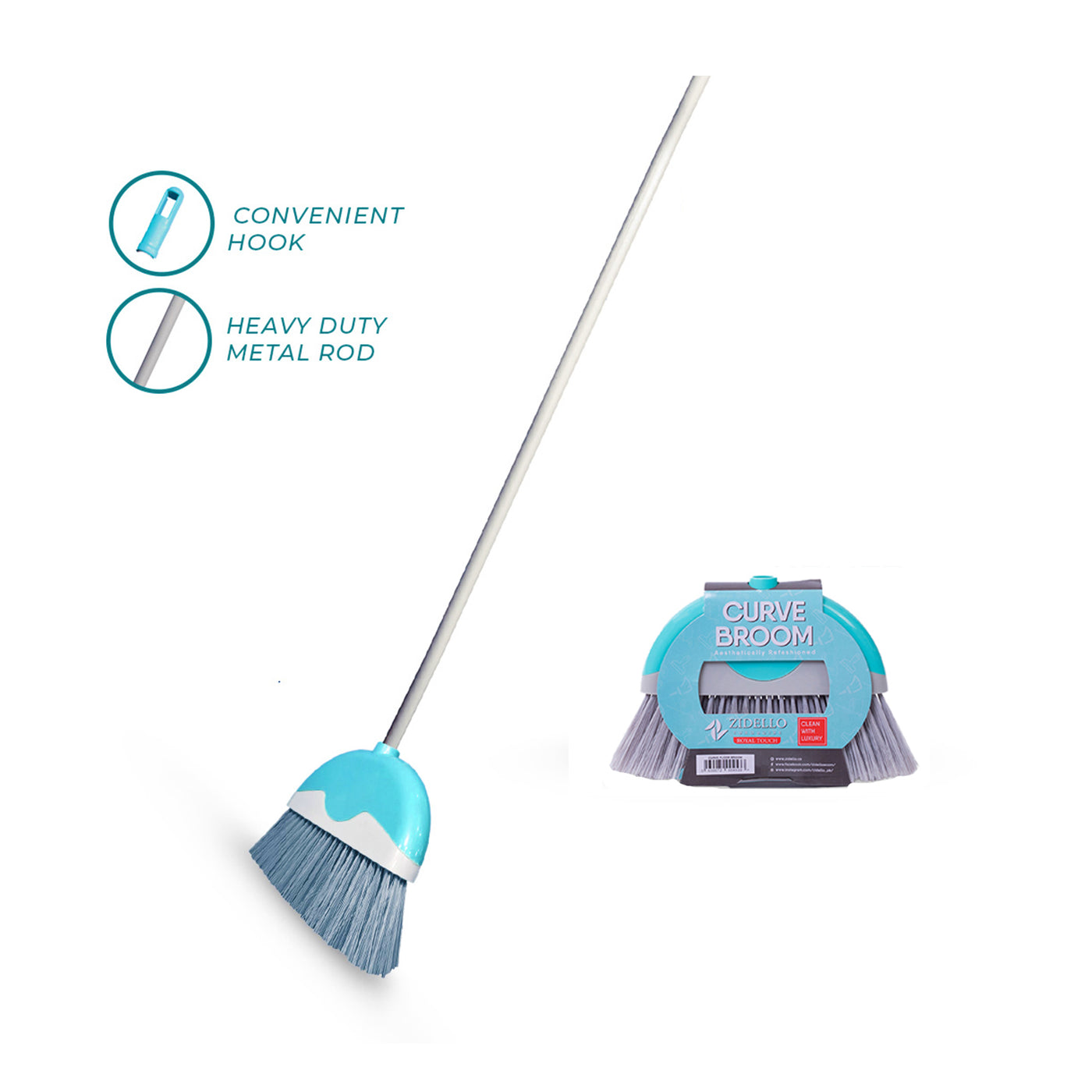 SITARA ZIDELLO CURVE FLOOR BROOM