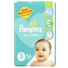 PAMPERS DIAPER NO3 5-9KG 56PCS