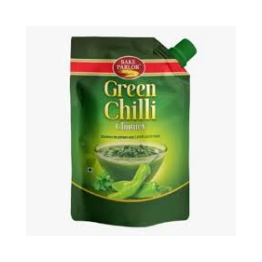 BAKE PARLOR GREEN CHILI CHUTNEY 400GM