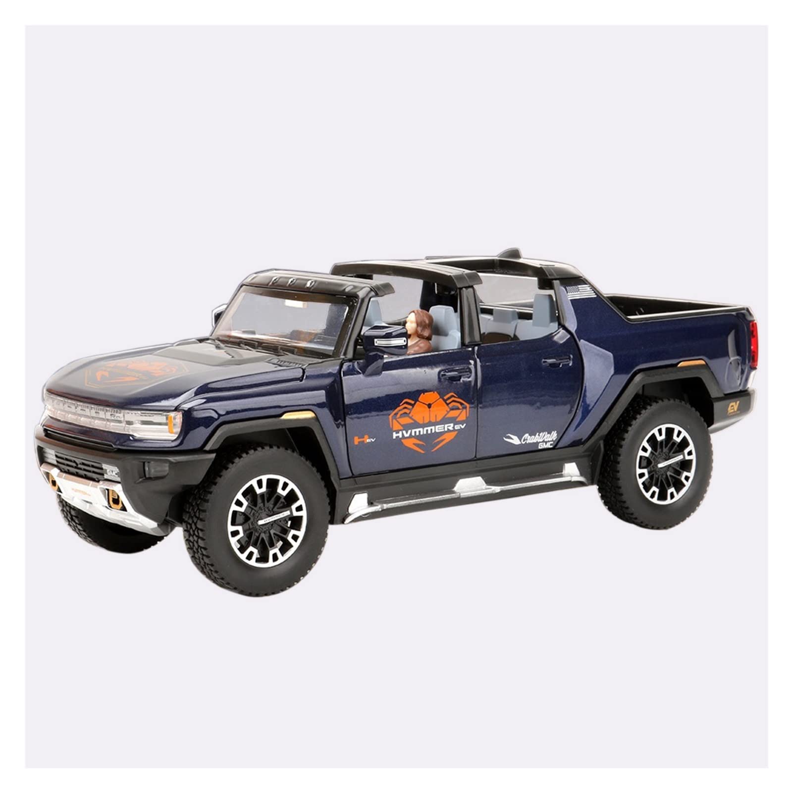 HUMMER EV SUV PICKUP OFF-ROAD ALLOY CAR DIE CAST TOY