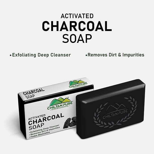 CHILTAN PURE CHARCOAL SOAP