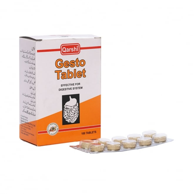 QARSHI HERBAL GESTO TABLET 100TABLETS