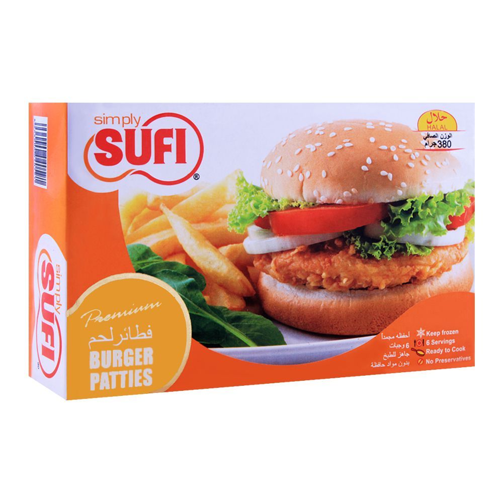 SUFI BURGER PATTIES 380GM