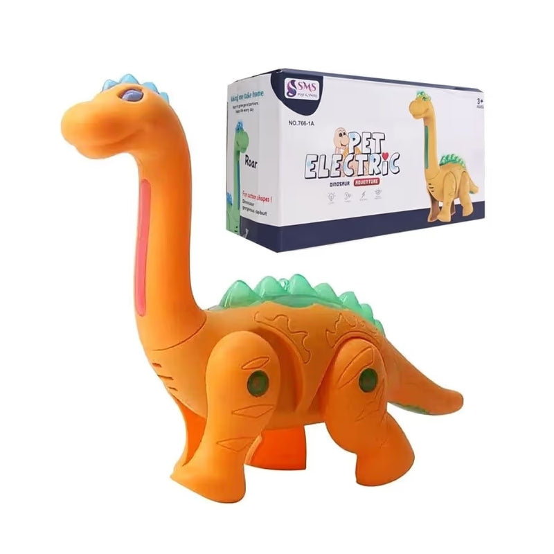 ELECTRIC PET DIOSAUR MUSICAL TOY WITH LIGHT