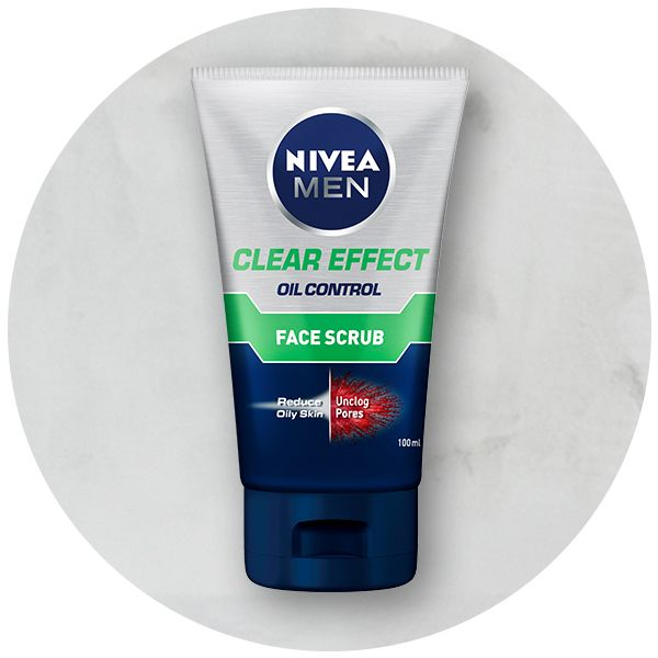 NIVEA MEN CLEAR EFFECT FACE SCRUB 100ML