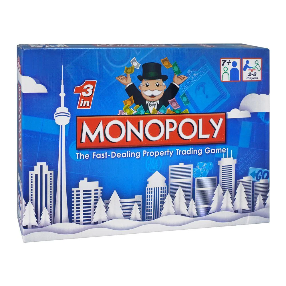 3 IN 1 MONOPOLY