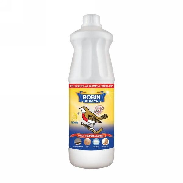 ROBIN BLEACH LIQUID LEMON 1LTR BOTTLE