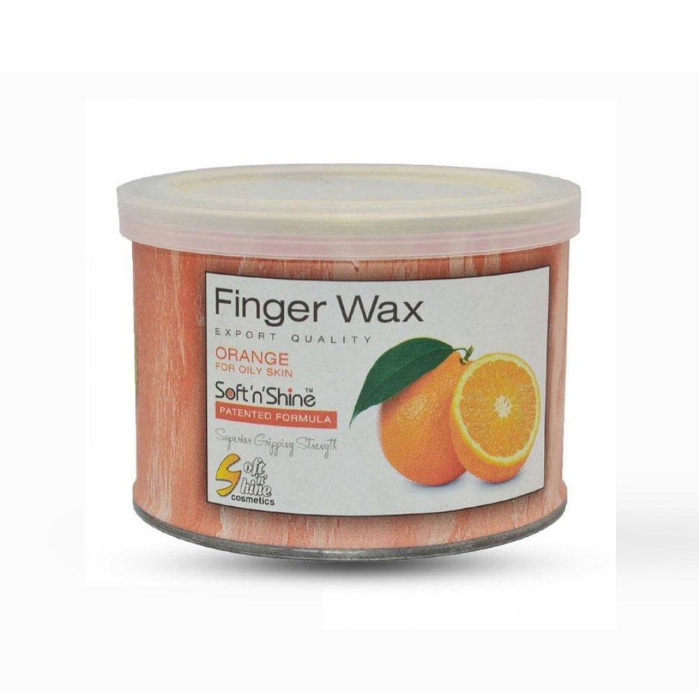 SOFT N SHINE FINGER WAX ORANGE 250GM