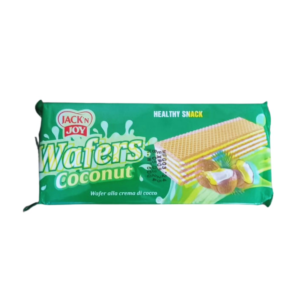 JACK N JOY WAFERS COCONUT 50GM