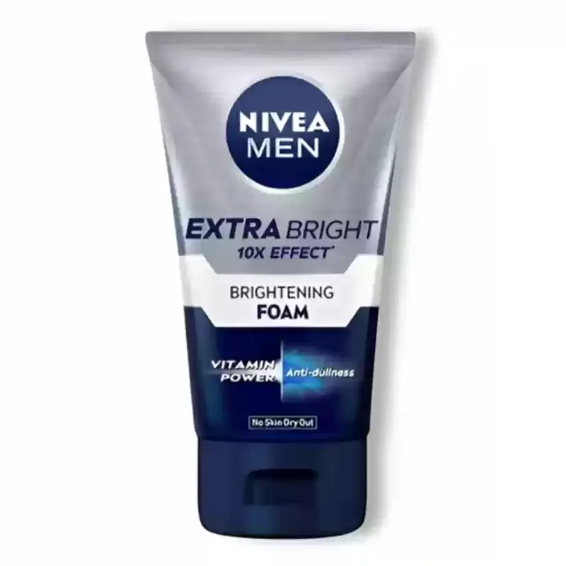 NIVEA MEN EXTRA BRIGHT 10X EFFECT FACE WASH 100GM