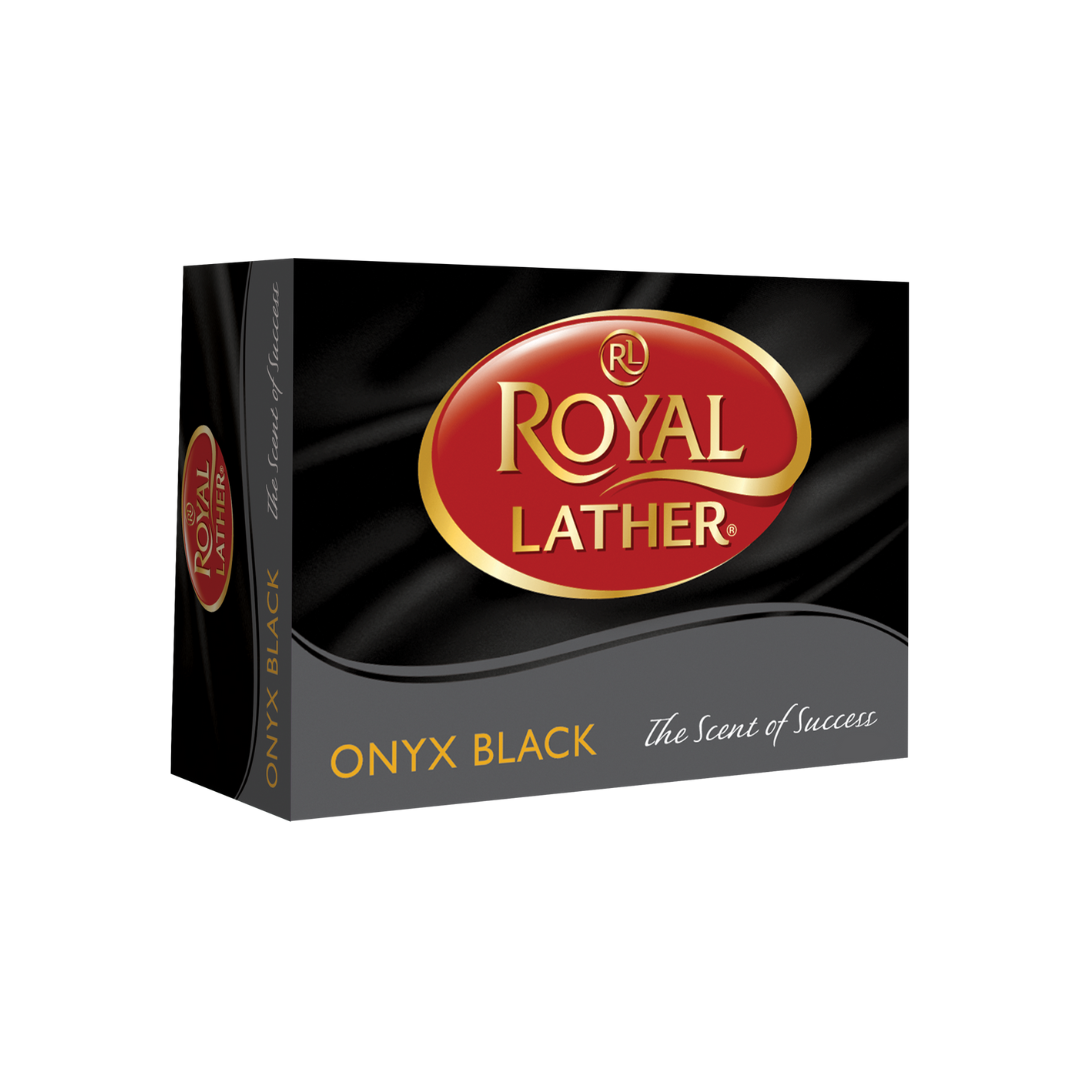 ROYAL LATHER SOAP ONYX BLACK 125GM