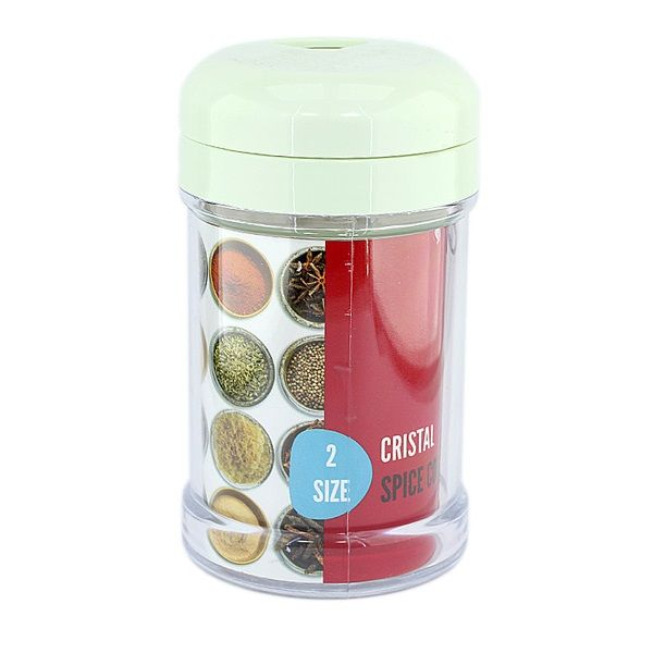 ZIBA SPICES SHAKER JAR PLASTIC CRYSTLE MIDIUM