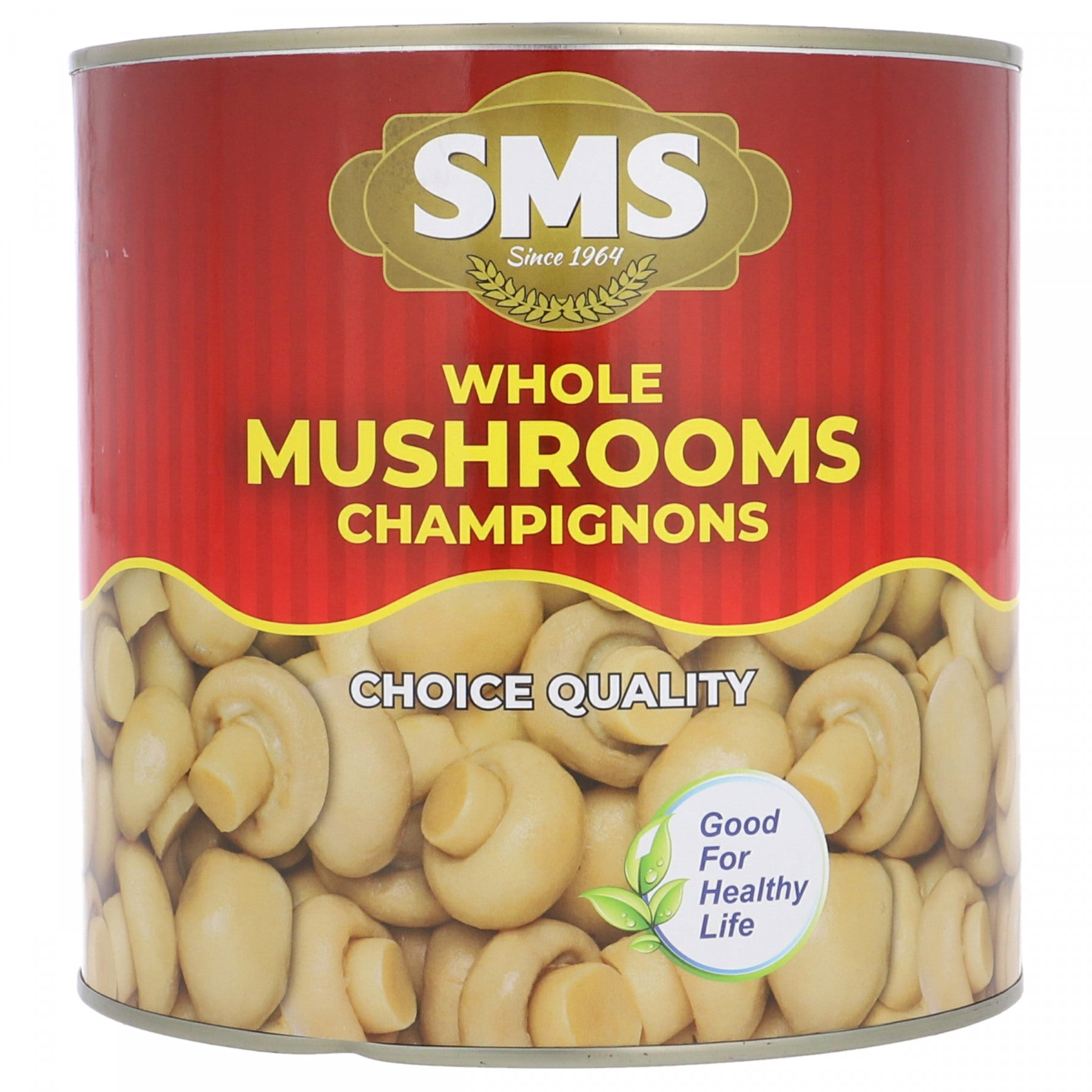 SMS WHOLE MUSHROOMS CHAMPIGNONS 2400GM