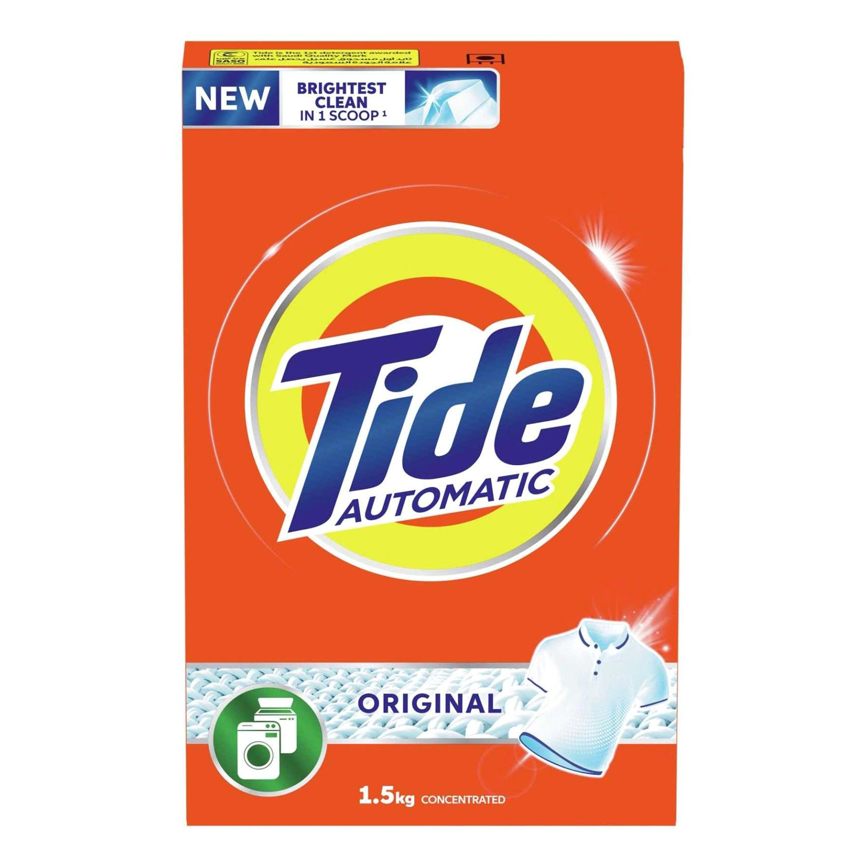 TIDE AUTOMATIC WASHING POWDER ORIGINAL 1.5KG