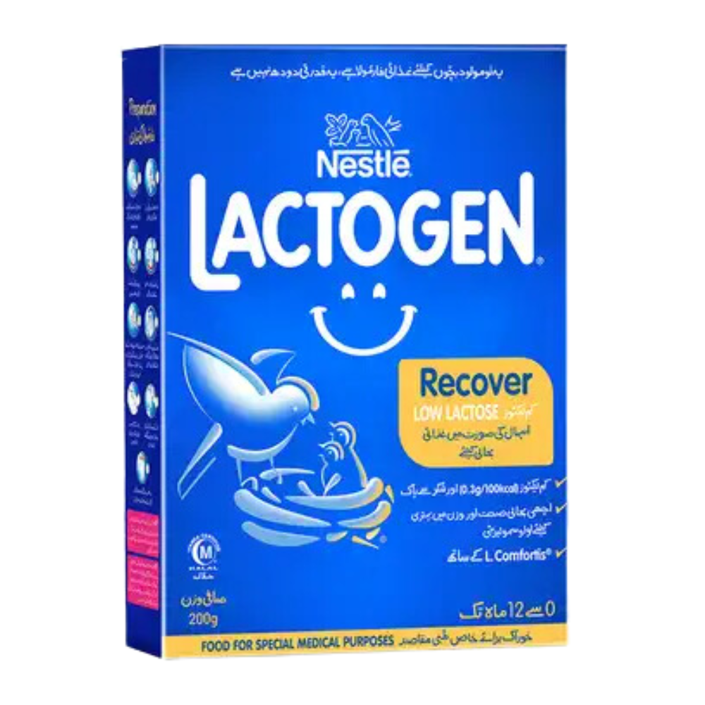 NESTLE LACTOGEN RECOVER LOW LACTOSE 200GM 0TO 12 MONTH