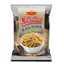 UNITED KING CHIPSINO BLACK PEPPER POTATO SLIMS 45GM