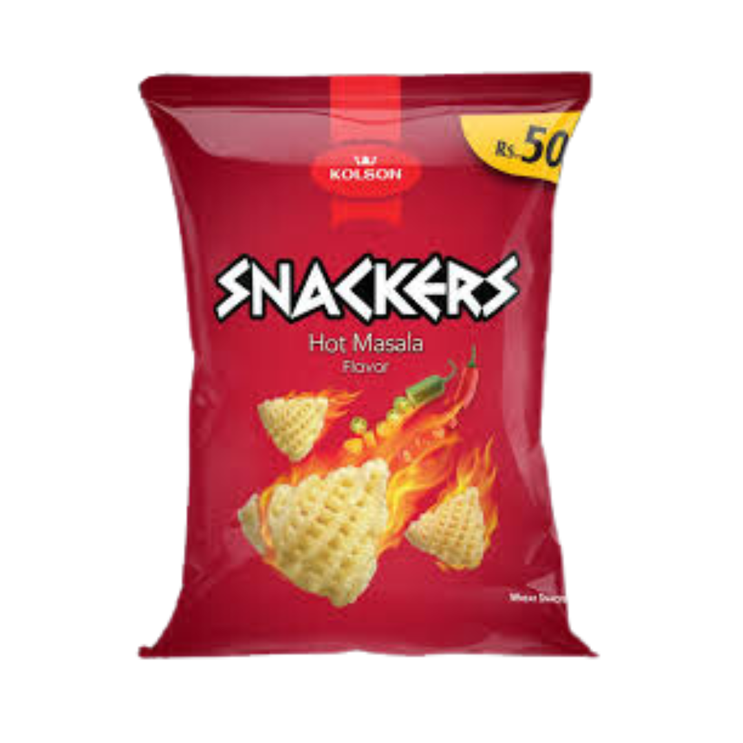 KOLSON SNACKERS HOT MASALA FLAVOR 36GM